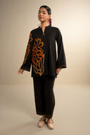 2 Pc Embroidered Khaddar Suit