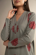 3 Pc Embroidered Twill Suit