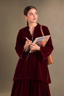 2 Pc Dyed Velvet Suit