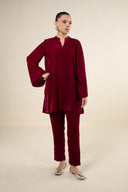 2 Pc Dyed Velvet Suit