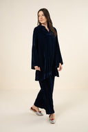2 Pc Dyed Velvet Suit