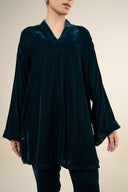 2 Pc Dyed Velvet Suit
