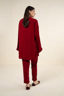 2 Pc Dyed Velvet Suit