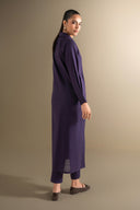 2 Pc Solid Slub Khaddar Suit