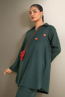 2 Pc Solid Slub Khaddar Suit