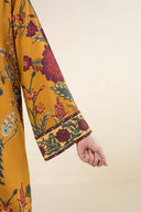 3 Pc Printed Dobby Karandi Suit