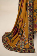 3 Pc Printed Dobby Karandi Suit