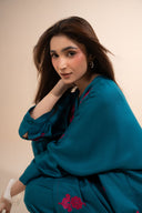 2 Pc Embroidered Twill Suit