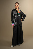 2 Pc Embellished Twill Suit