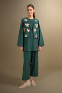 3 Pc Embroidered Khaddar Suit