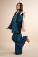 2 Pc Dyed Dobby Viscose Suit