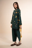 2 Pc Embroidered Khaddar Suit