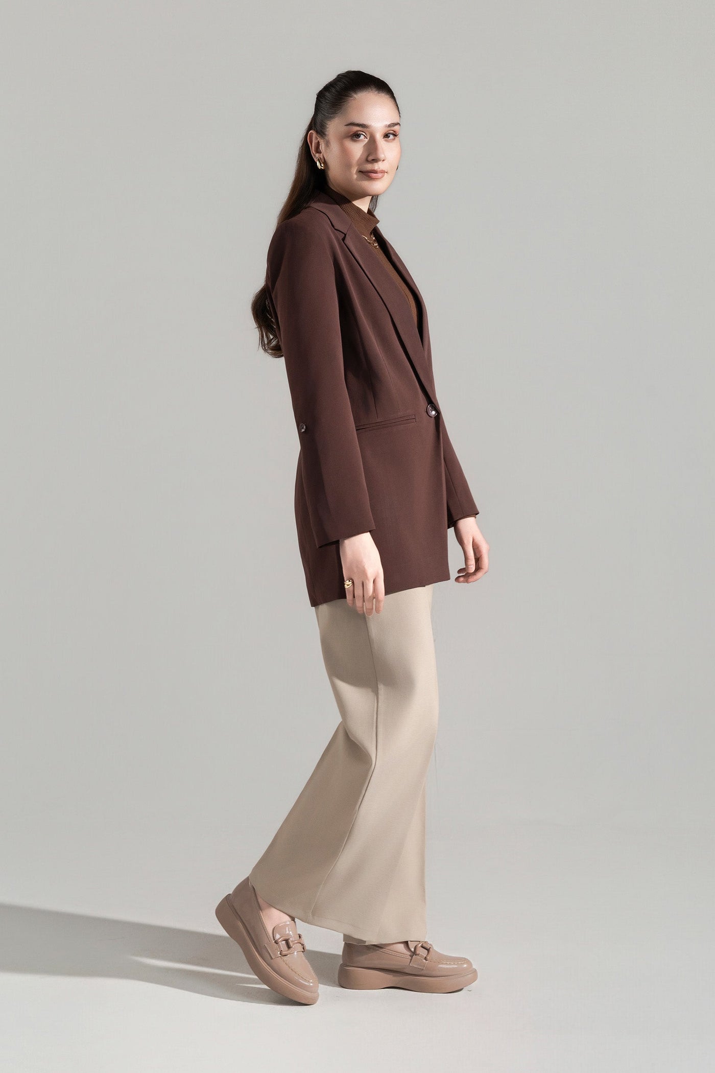 Everyday Buttoned Blazer