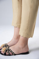 Dyed Raw Silk Trouser