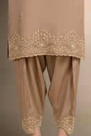 3 Pc Embellished Silk Suit