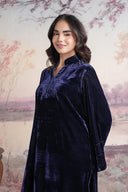 2 Pc Dyed Velvet Suit
