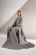3 Pc Embellished Raw Silk Suit