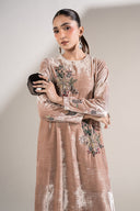 2 Pc Embellished Velvet Suit