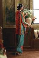 2 Pc Embellished Poly Satin Silk Suit