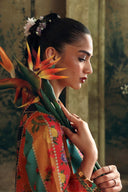 2 Pc Embellished Poly Satin Silk Suit