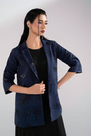 Embroidered Georgette Coat