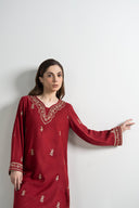Embroidered Wool Shirt