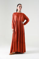 Dyed Twill Dress