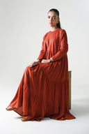 Dyed Twill Dress