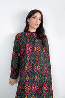2 Pc Printed Textured Suit