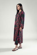 2 Pc Printed Linen Suit