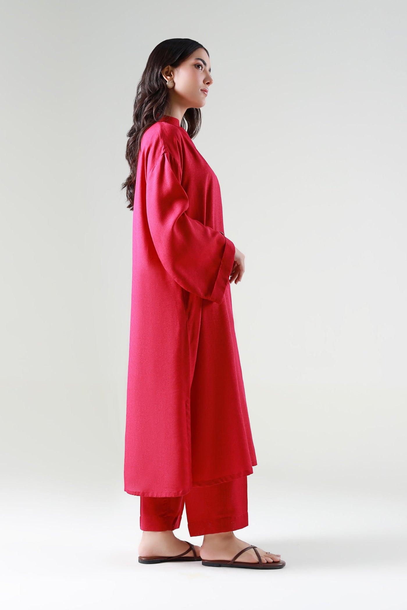 2 Pc Dyed Karandi Suit