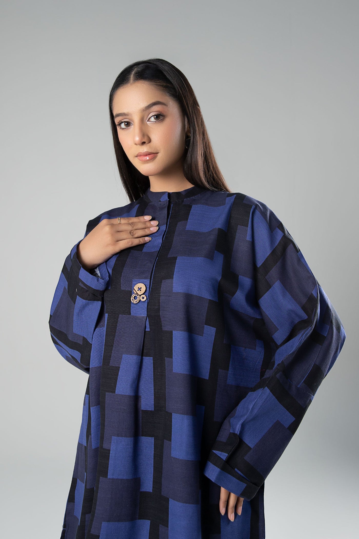 2 Pc Printed Khaddar Suit