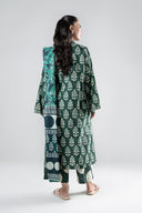 3 Pc Printed Khaddar Suit
