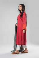 2 Pc Printed Linen Suit
