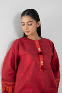 2 Pc Printed Linen Suit