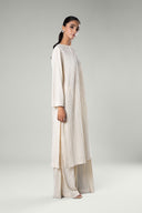 2 Pc Solid Satin Silk Suit