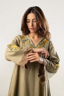 2 Pc Embroidered Khaddar Suit
