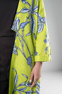 Printed Khaddar Kimono Jacket