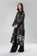 Printed Khaddar Kimono Jacket
