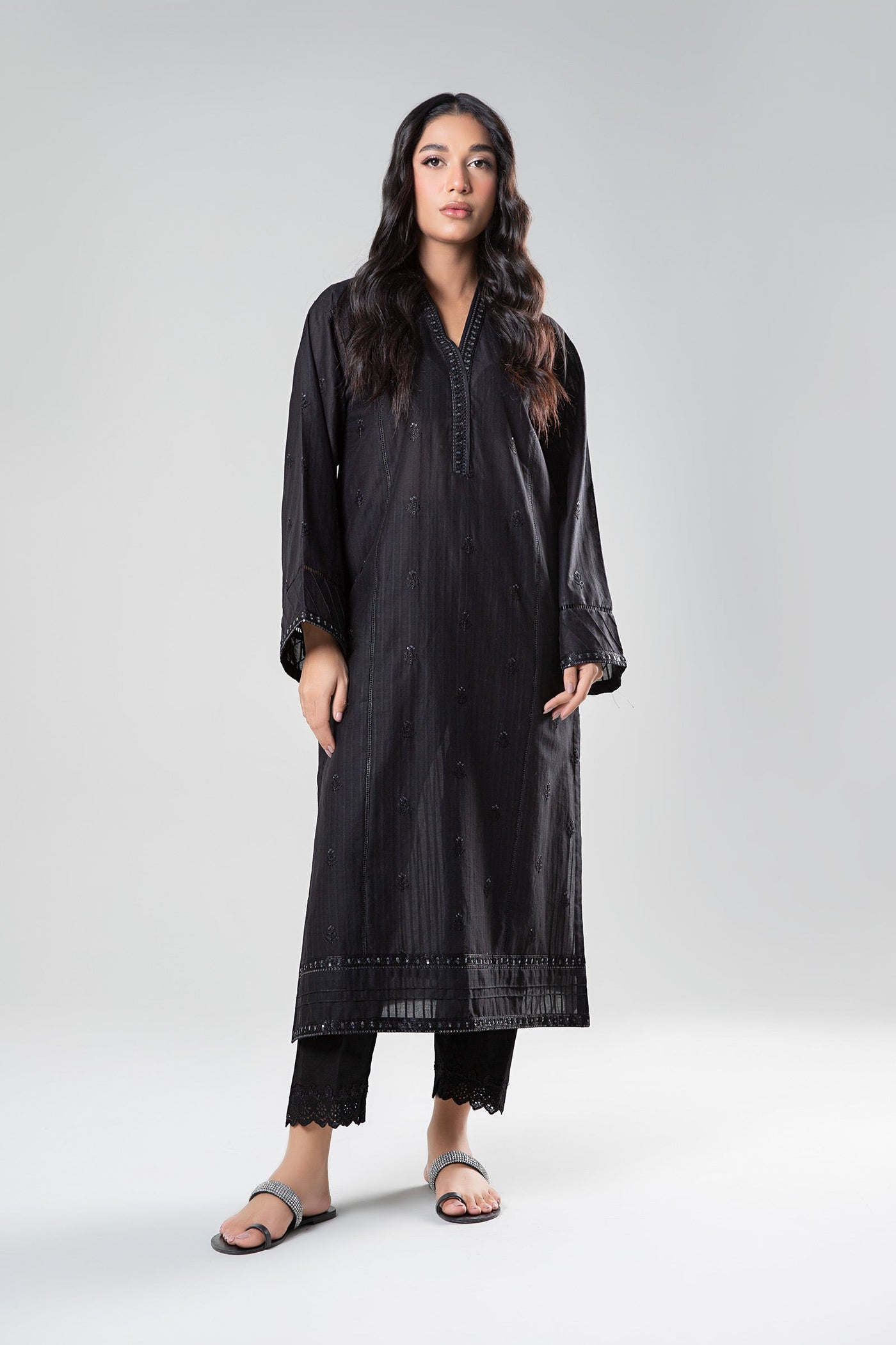 Embroidered Dobby Shirt