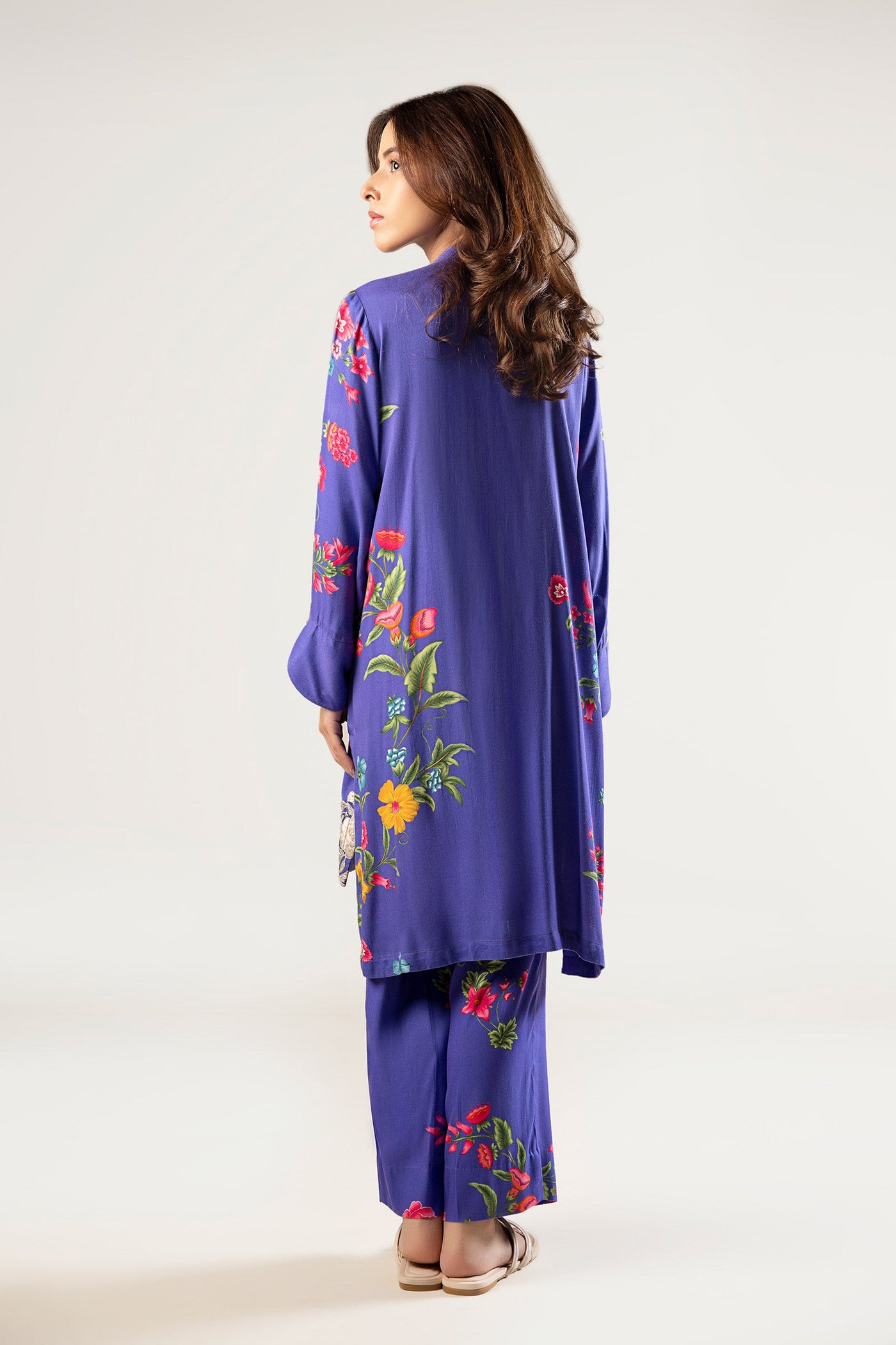 2 Pc Printed Cambric Suit