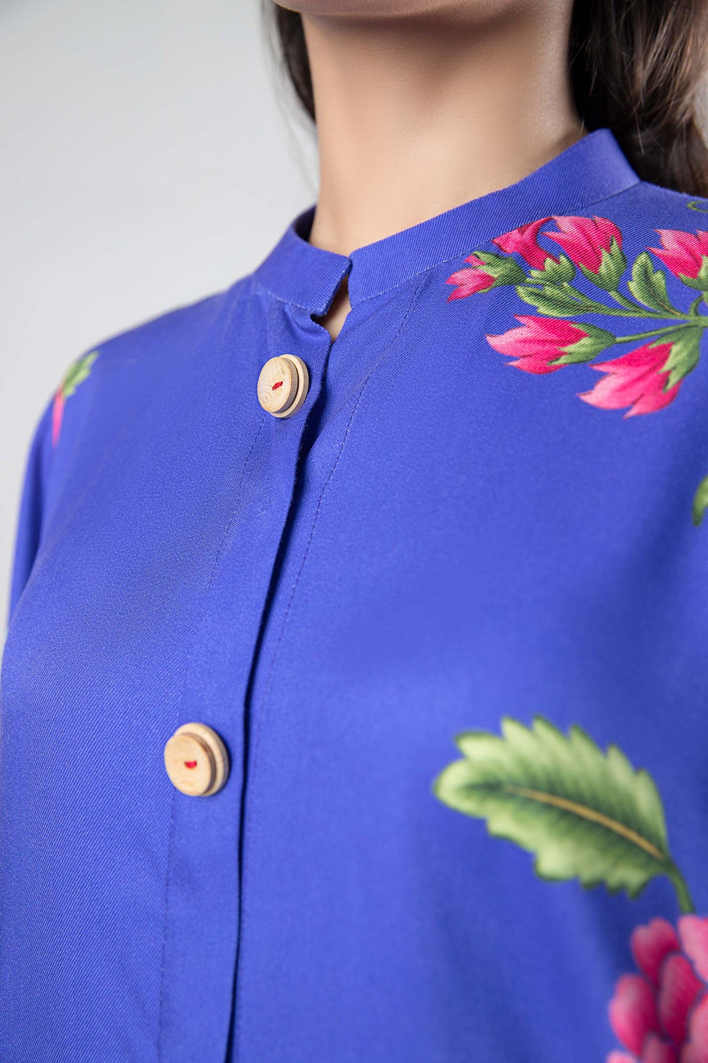 2 Pc Printed Cambric Suit