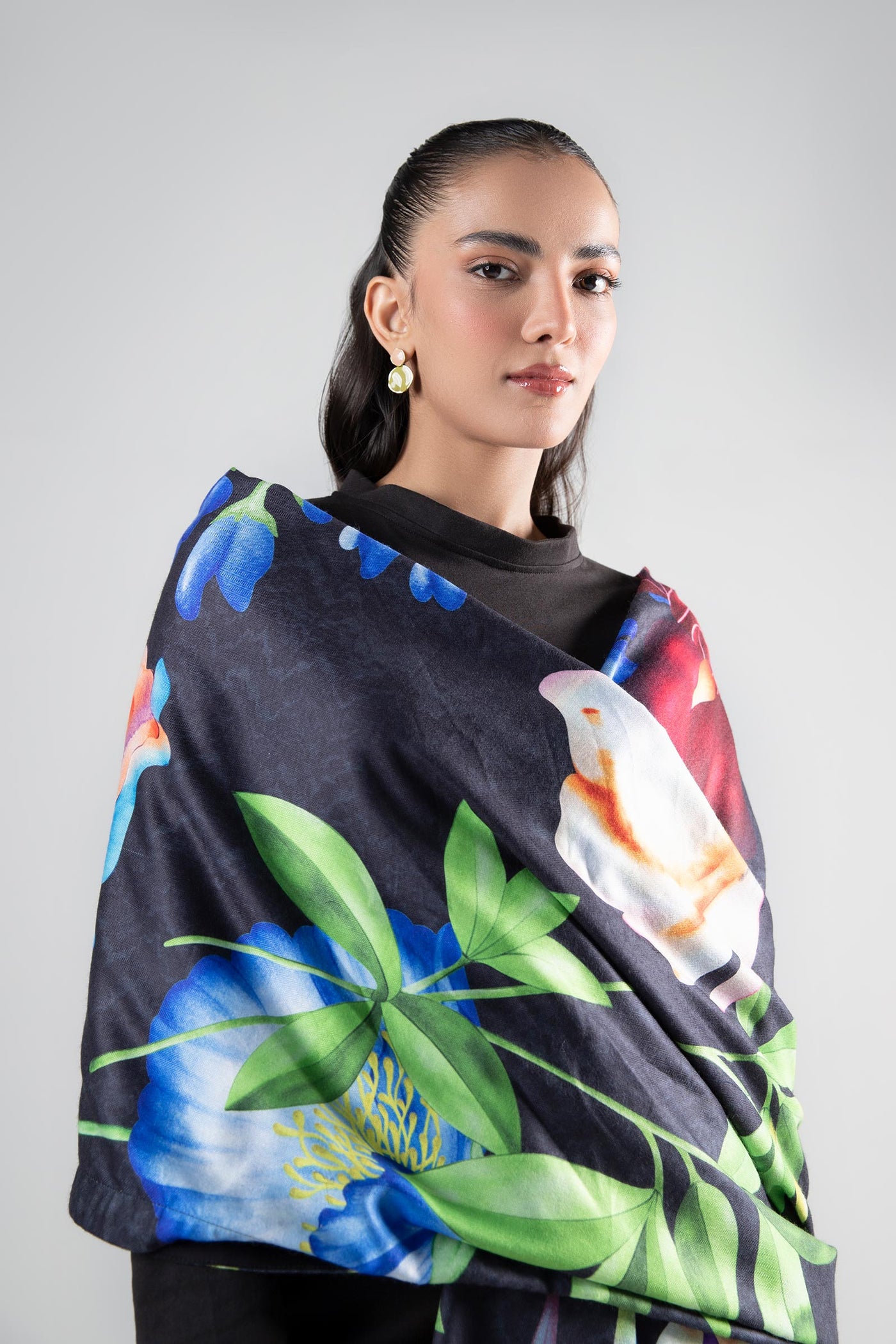 Printed Twill Shawl