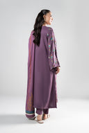 3 Pc Embroidered Wool Suit
