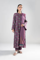 3 Pc Embroidered Wool Suit