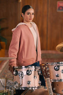 Sherpa Zipped Hoodie