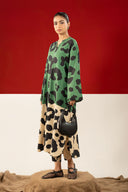 2 Pc Printed Twill Suit