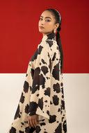 2 Pc Printed Twill Suit