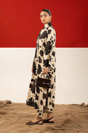 2 Pc Printed Twill Suit