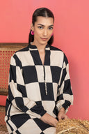 2 Pc Printed Twill Suit